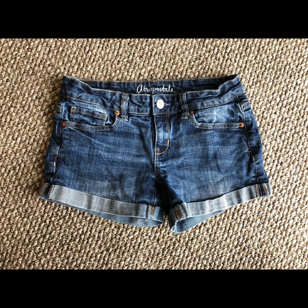 Aeropostale Midi Jean Shorts